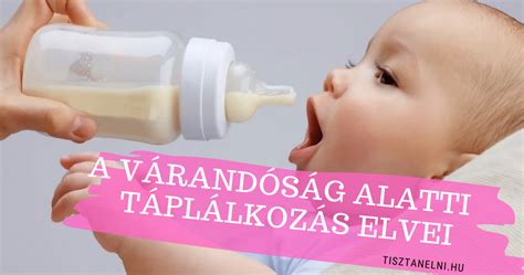 A terhesség alatti táplálkozás alapelvei