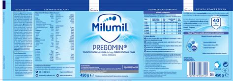 Milumil tejpép adagolás