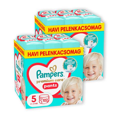 Pampers Pants pelenka felhelyezése