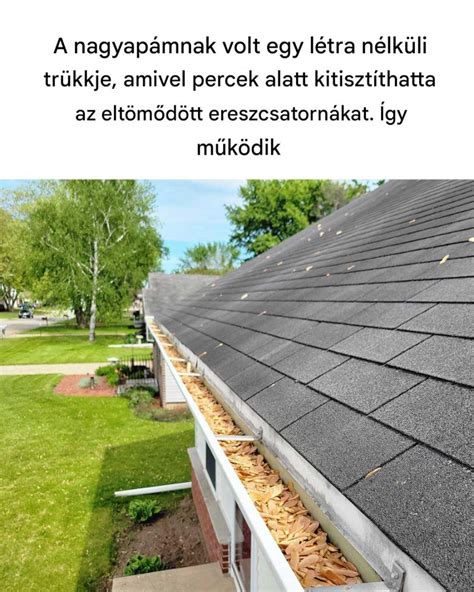 Illusztráció az eltömődött ereszcsatornáról