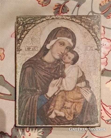Középkori ábrázolás Szűz Máriáról és a gyermek Jézusról
