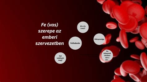 A vas fontossága az emberi szervezetben