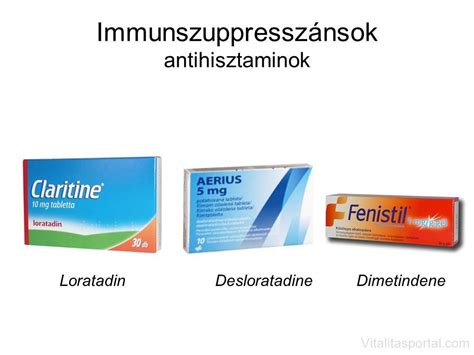 antihisztamin gyógyszerek