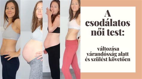 Női test a várandósság alatt