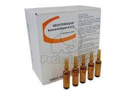 Neostomosan ampulla és alkalmazása