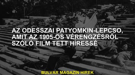 Az odesszai lépcső jelenete a Patyomkin páncélosból: a leguruló babakocsi