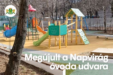 Megújult bölcsődei udvar játszótérrel