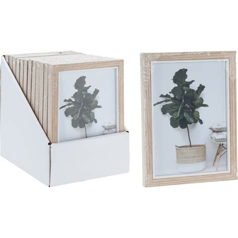 fa képkeret babafotóval